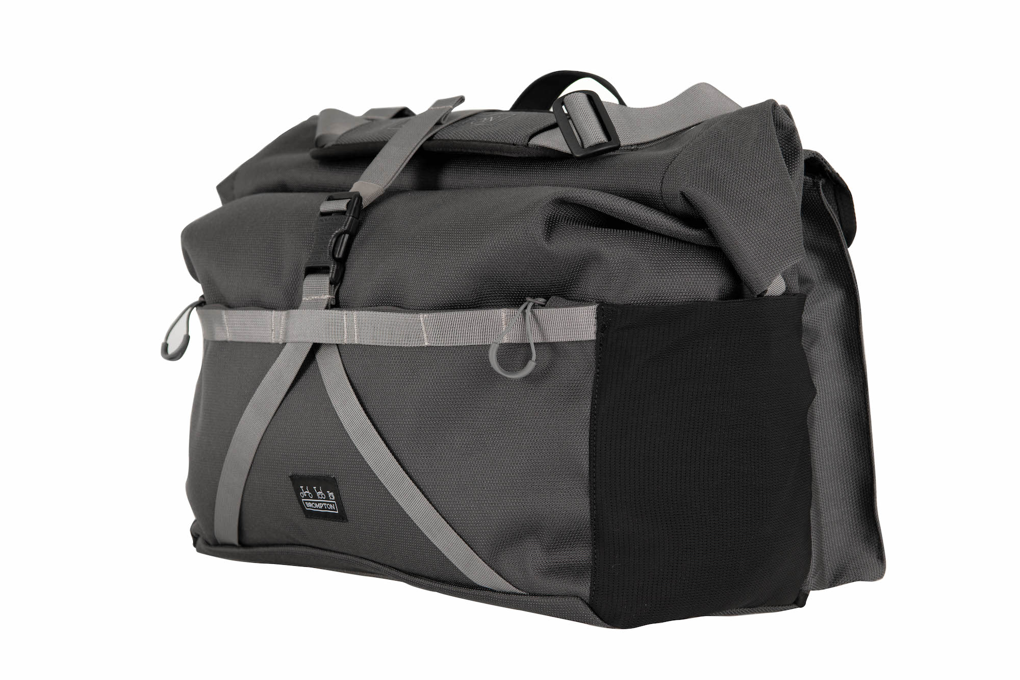 Brompton Borough Roll Top Bag Large in Dark Grey