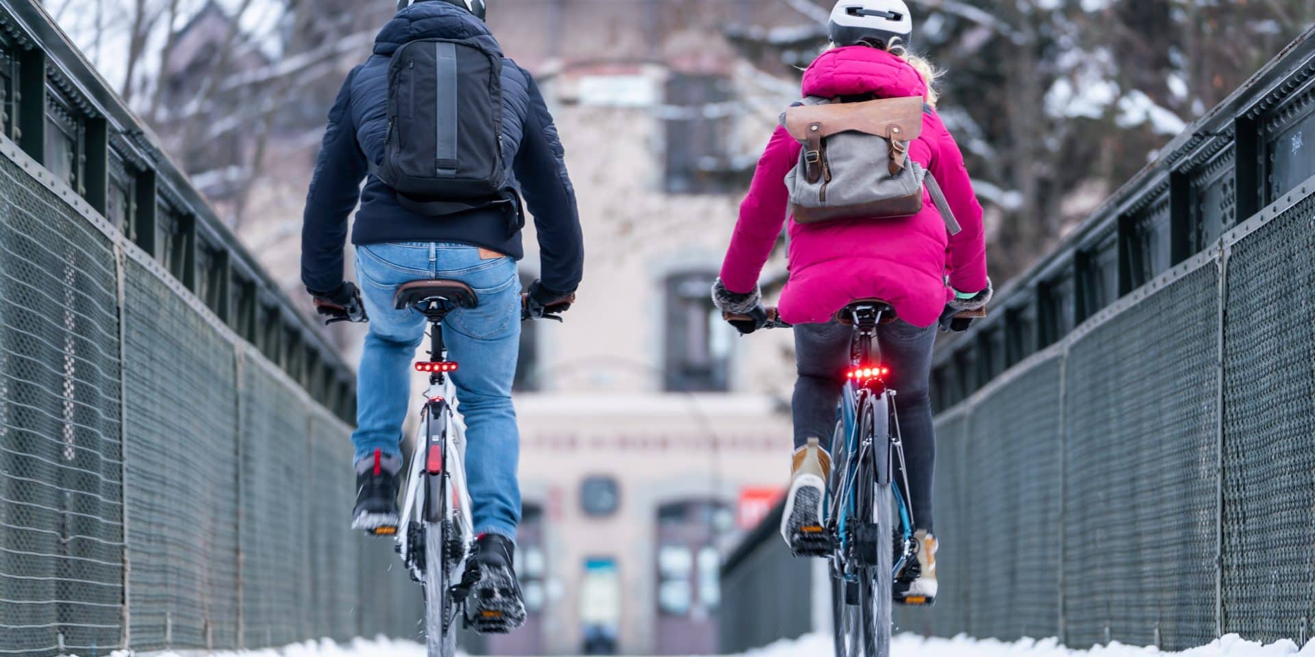 Équipements cyclistes hivernaux