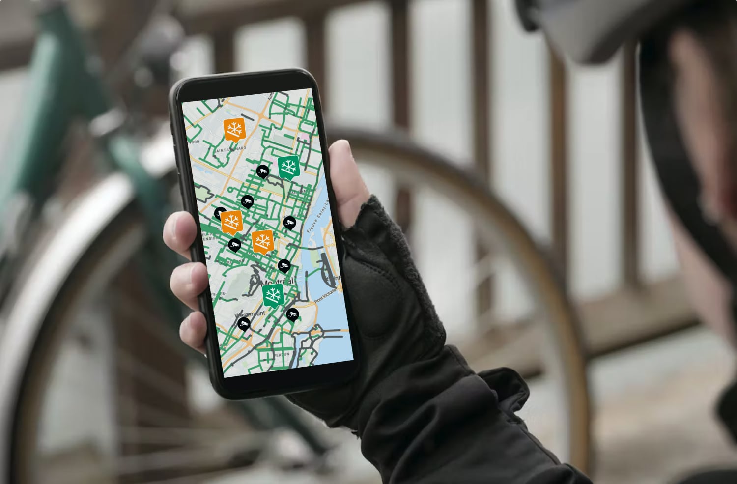 Déneigement des pistes cyclables : s&rsquo;informer avec veloinfo.ca